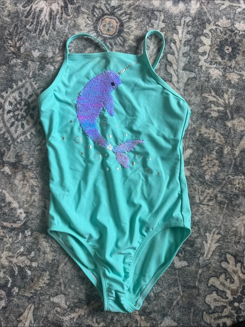 Girls Gap Sequin Swimsuit